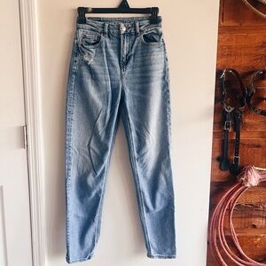 American Eagle Outfitters Light Blue High Rise Jeans
